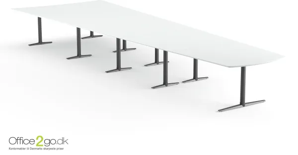 Switch Media mødebord - 20 personer - 625 cm.